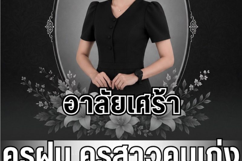 อาลัยเศร้า ครูฝน ผู้เป็นที่รักอนาคตไกล จากไปอย่างกะทันหัน